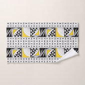 南西先住民サンライズインイエロー バスタオルセット (ハンドタオル)