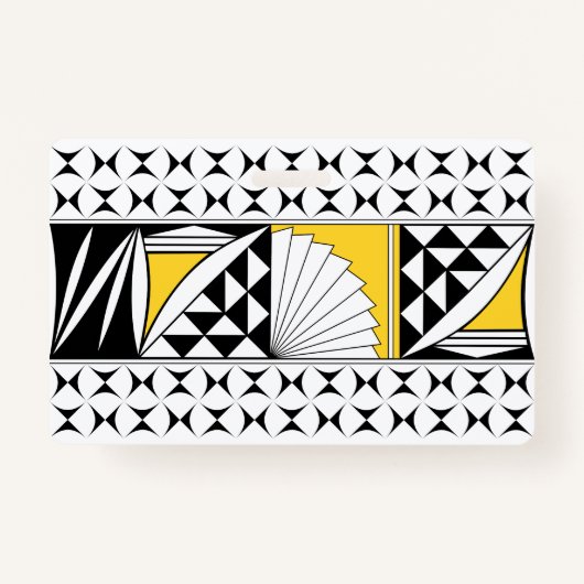 南西先住民サンライズインイエロー バッジ (正面)