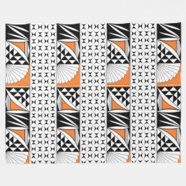 南西先住民サンライズインオレンジフリースブランケット フリースブランケット