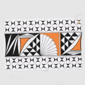 南西先住民サンライズインオレンジ ゴルフタオル (横)