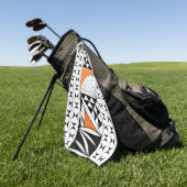 南西先住民サンライズインオレンジ ゴルフタオル (グリーン)