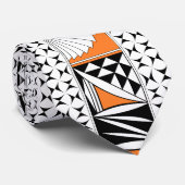 南西先住民サンライズインオレンジ ネクタイ (ロール)