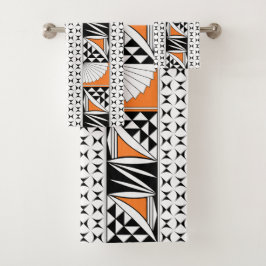 南西先住民サンライズインオレンジ バスタオルセット