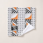 南西先住民サンライズインオレンジ バスタオルセット (ウォッシュタオル)