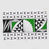 南西先住民サンライズイングリーン ゴルフタオル (横)