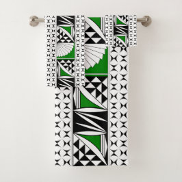 南西先住民サンライズイングリーン バスタオルセット