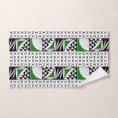 南西先住民サンライズイングリーン バスタオルセット (ハンドタオル)