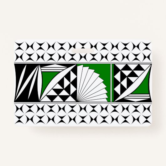 南西先住民サンライズイングリーン バッジ (正面)