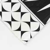 南西先住民サンライズイングリーン フリースブランケット (角)