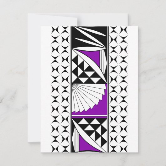 南西先住民サンライズインパープル ノートカード (正面)