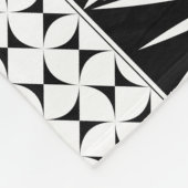 南西先住民サンライズインパープル フリースブランケット (角)