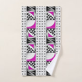 南西先住民サンライズインピンク バスタオルセット (ハンドタオル)