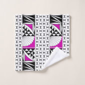 南西先住民サンライズインピンク バスタオルセット (ウォッシュタオル)