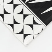 南西先住民サンライズインピンク フリースブランケット (角)