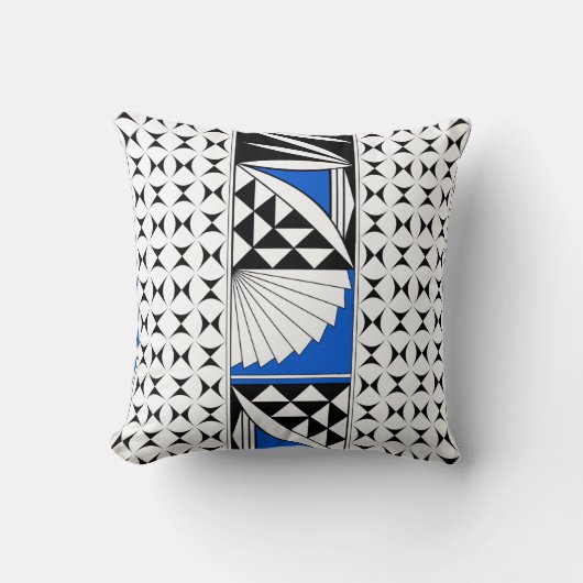 南西先住民サンライズインブルー クッション (正面)