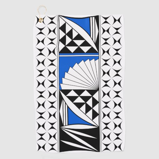 南西先住民サンライズインブルー ゴルフタオル (正面)