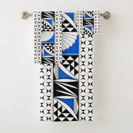 南西先住民サンライズインブルー バスタオルセット