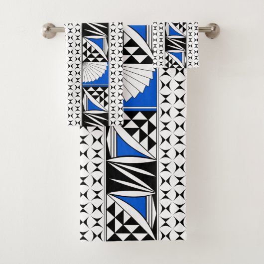 南西先住民サンライズインブルー バスタオルセット (インサイチュ)