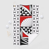 南西先住民サンライズインレッド ゴルフタオル (インサイチュ)