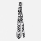 南西先住民サンライズイン木炭 ネクタイ (正面)