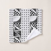 南西先住民サンライズイン木炭 バスタオルセット (ウォッシュタオル)