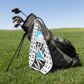 南西先住民サンライズターコイズ ゴルフタオル (グリーン)