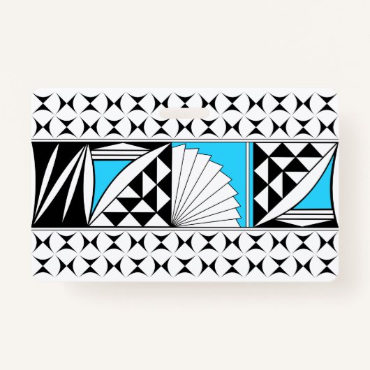 南西先住民サンライズターコイズ バッジ (正面)