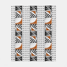 南西先住民サンライズ フリースブランケット