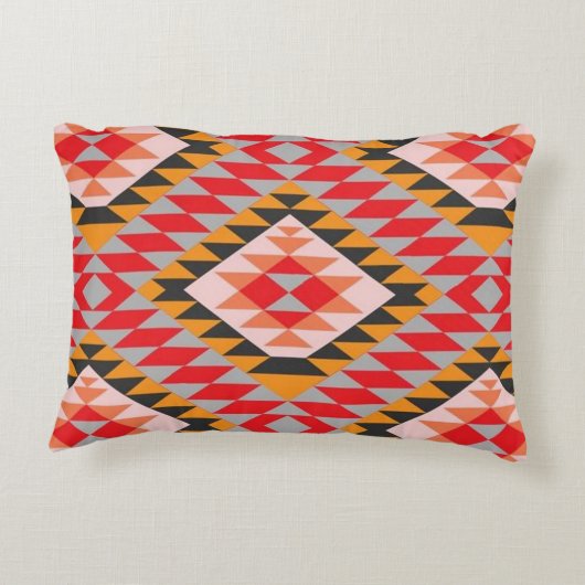 南西先住民ダイヤモンド アクセントクッション (裏面)