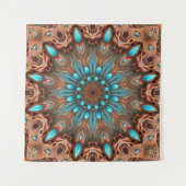 南西先住民モチーフタペストリー タペストリー (正面(横))