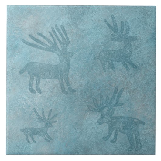 南西冬鹿 タイル (正面)