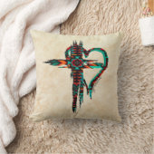 南西十字架とハート クッション (ブランケット)