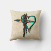 南西十字架とハート クッション (裏面)