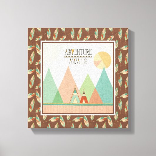 南西地域III |アドベンチャー待ち キャンバスプリント (正面)