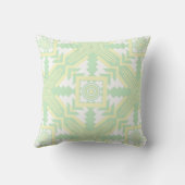 南西大活字の緑および黄色 クッション (裏面)