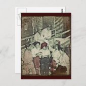 南西太平洋の看護師たち、初めての郵便物を受け取る ポストカード (正面/裏面)