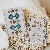 南西女性のカーボーイベビーシャワー招待状 招待状