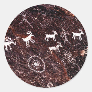 南西岩石彫刻のネバダの砂漠のアメリカ人 ラウンドシール