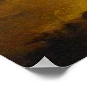 南西平野のバッファローの狩り ポスター (角)