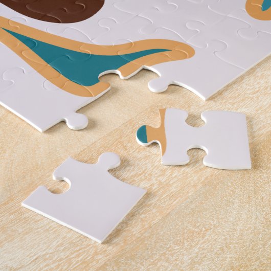 南西抽象芸術アーストーンパターンアート ジグソーパズル (側面)