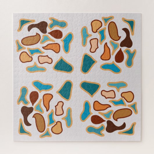 南西抽象芸術アーストーンパターンアート ジグソーパズル (縦)