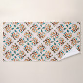 南西抽象芸術アーストーンパターンアート バスタオル (バスタオル)