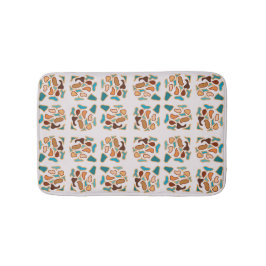 南西抽象芸術アーストーンパターンアート バスマット