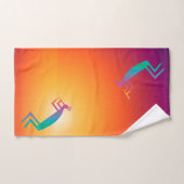 南西抽象芸術ココペリ バスタオルセット (ハンドタオル)