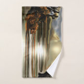 南西抽象芸術芸術 バスタオルセット (ハンドタオル)