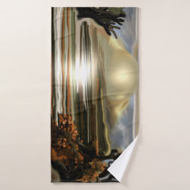 南西抽象芸術芸術 バスタオルセット