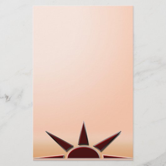 南西日の出 便箋 (正面)