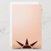 南西日の出 便箋 (正面/裏面)