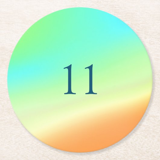 南西日紙コースター ラウンドペーパーコースター (正面)