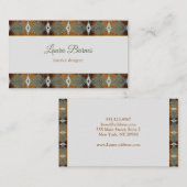 南西民族のデザイン。文字.   名刺 (正面/裏面)